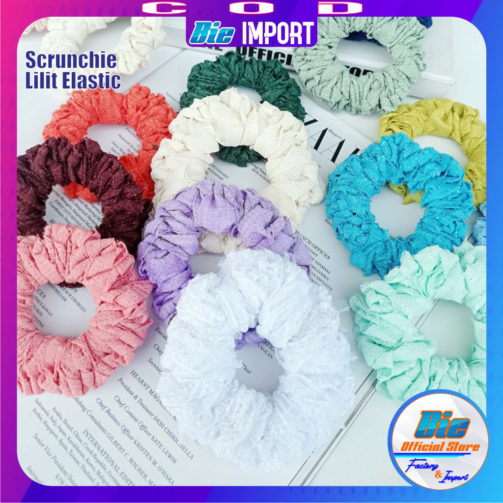 Ikat Rambut Scrunchie Lilit Elastic Best Seller