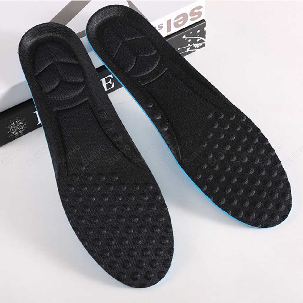 Insole Sepatu Alas Kaki Breathable Anti-Odor Shock Absorption Pelindung Kaki Pegal Lecet Material Berkualitas