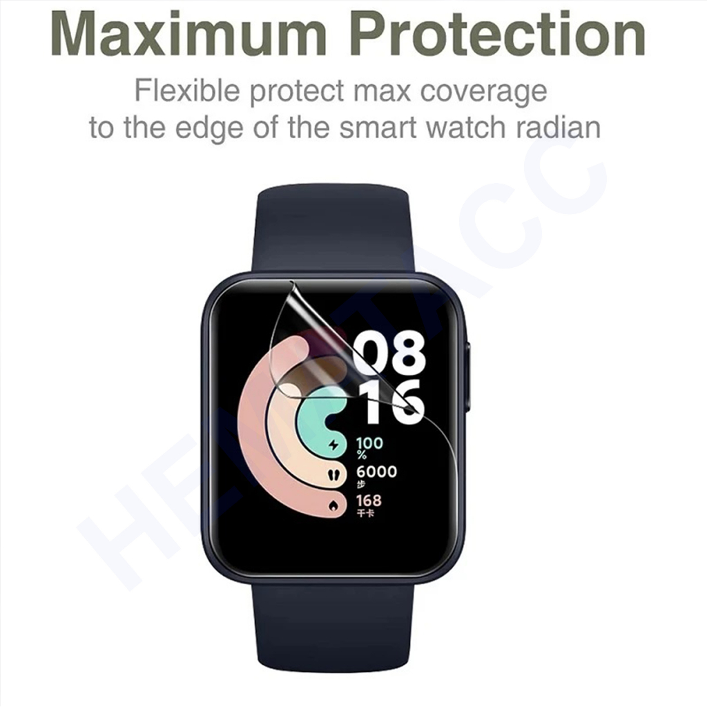 Anti Gores Redmi Watch 2 Lite / Mi Watch Lite 3D Curved &amp; 2D Hydrogel Hematacc