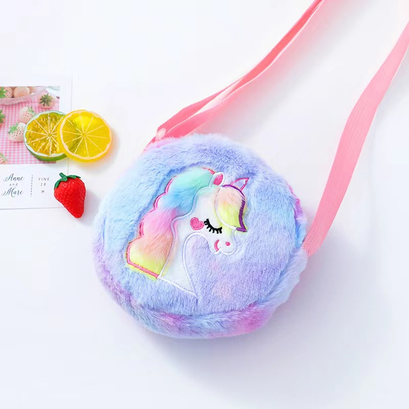 Tempat Unicorn Mewah Tas Bahu Messenger Tas Gadis TK Kecil Ransel Hadiah Anak Cinta Lucu Tas