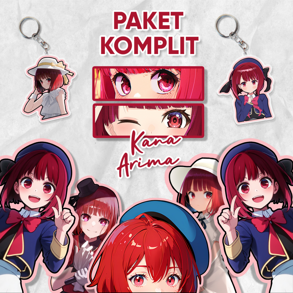 

Paket Komplit Kana Arima / Stiker waterproof