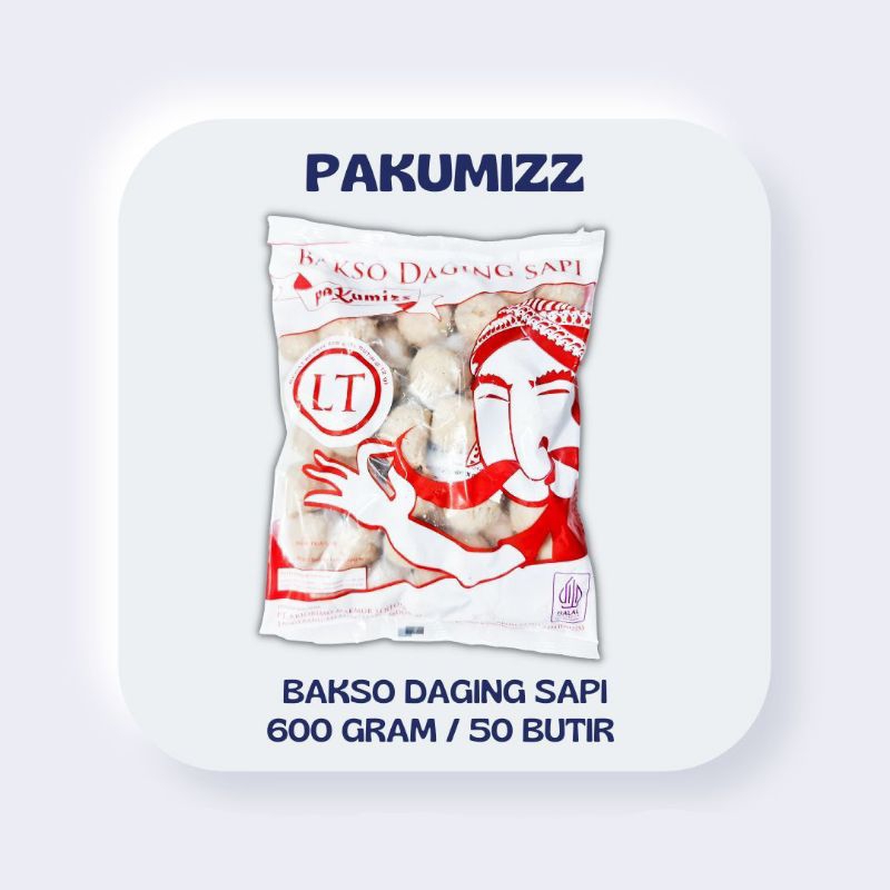 

ADDRIELLA Pakumizz Bakso Daging Sapi 600gr/Isi 50pcs | Pakumizz/Frozenfood/Frozenfood Murah