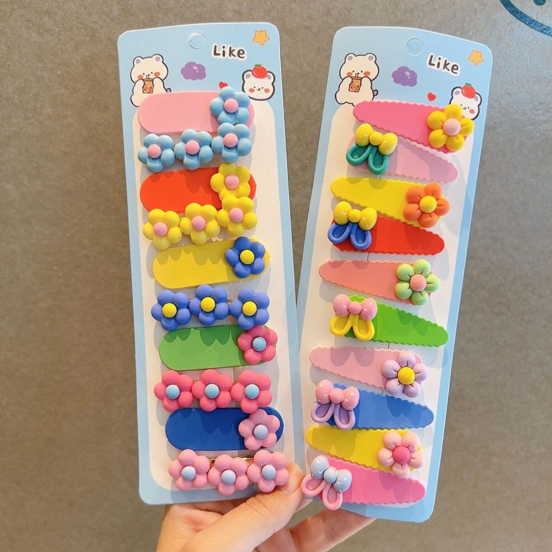 [PRINCESS KESLI]10 IN 1 Jepitan Rambut Anak Balita Perempuan Cewek Korea Fashion Lucu Pita Rambut Anak Ikat Rambut Anak Perempuan Set