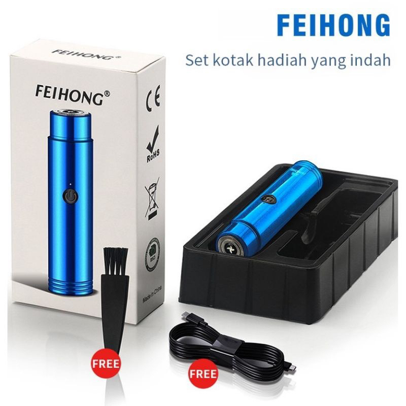 Alat Cukur Elektrik Mini Portable USB Travelsize/Pisau Cukur Jenggot Recharge/Shaver Elektrik