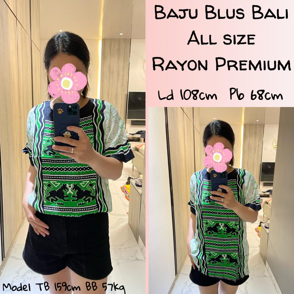 BAJU BALI MOTIF RAYON PREMIUM ALL SIZE #UNISEX REAL PICT!!!