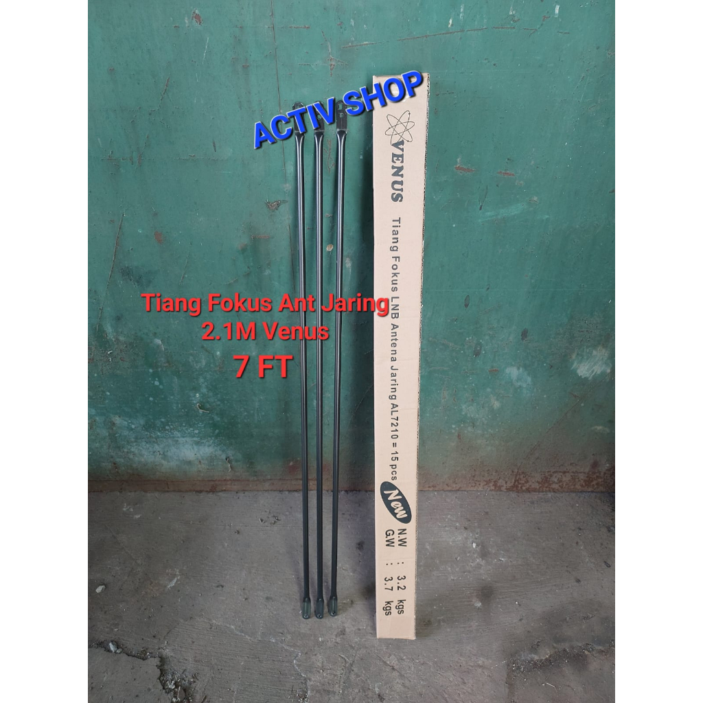 Tiang Fokus Parabola Jaring 7 Feet Antena Mesh Venus