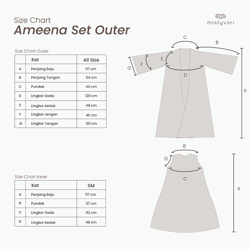 Mistyvori Ameena Outer Set Bahan Airflow