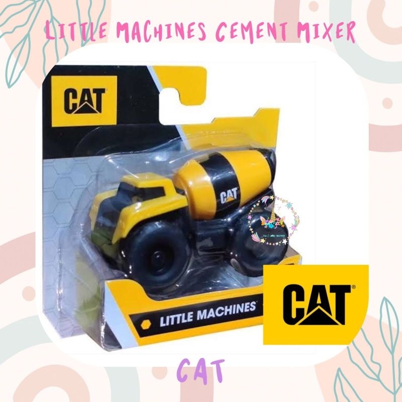 CAT LITTLE MACHINES CEMENT MIXER ORIGINAL MAINAN TRUK MOLEN ALAT BERAT