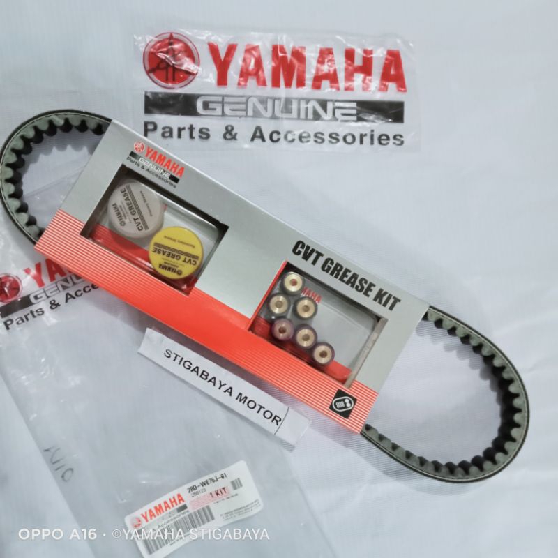 vanbelt Mio sporty V-Belt Yamaha Nuvo sabuk Yamaha Fino karbu vanbelt Yamaha Mio soul original vanbe