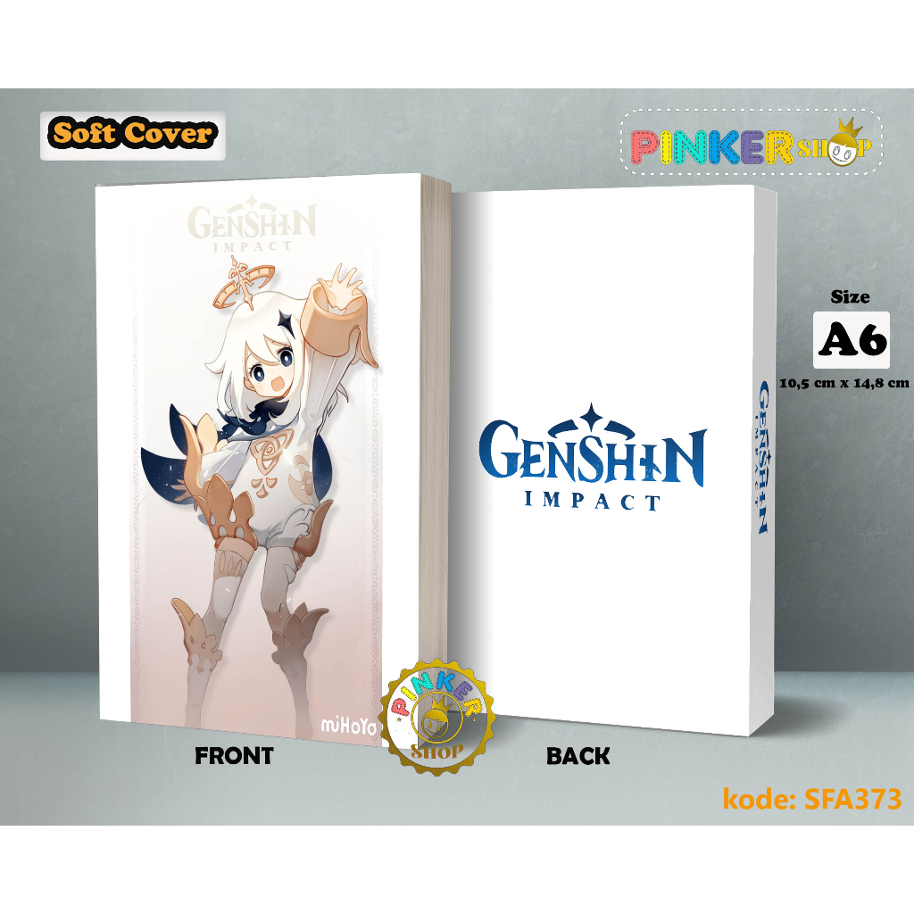 

(SFA373) Pocket Note Game Genshin Impact PAIMON Softcover A6/A5 Buku Tulis catatan Notes Agenda Planner Jurnal