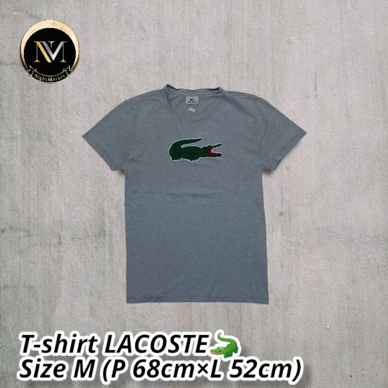 Kaos LACOSTE Big logo Second Size M