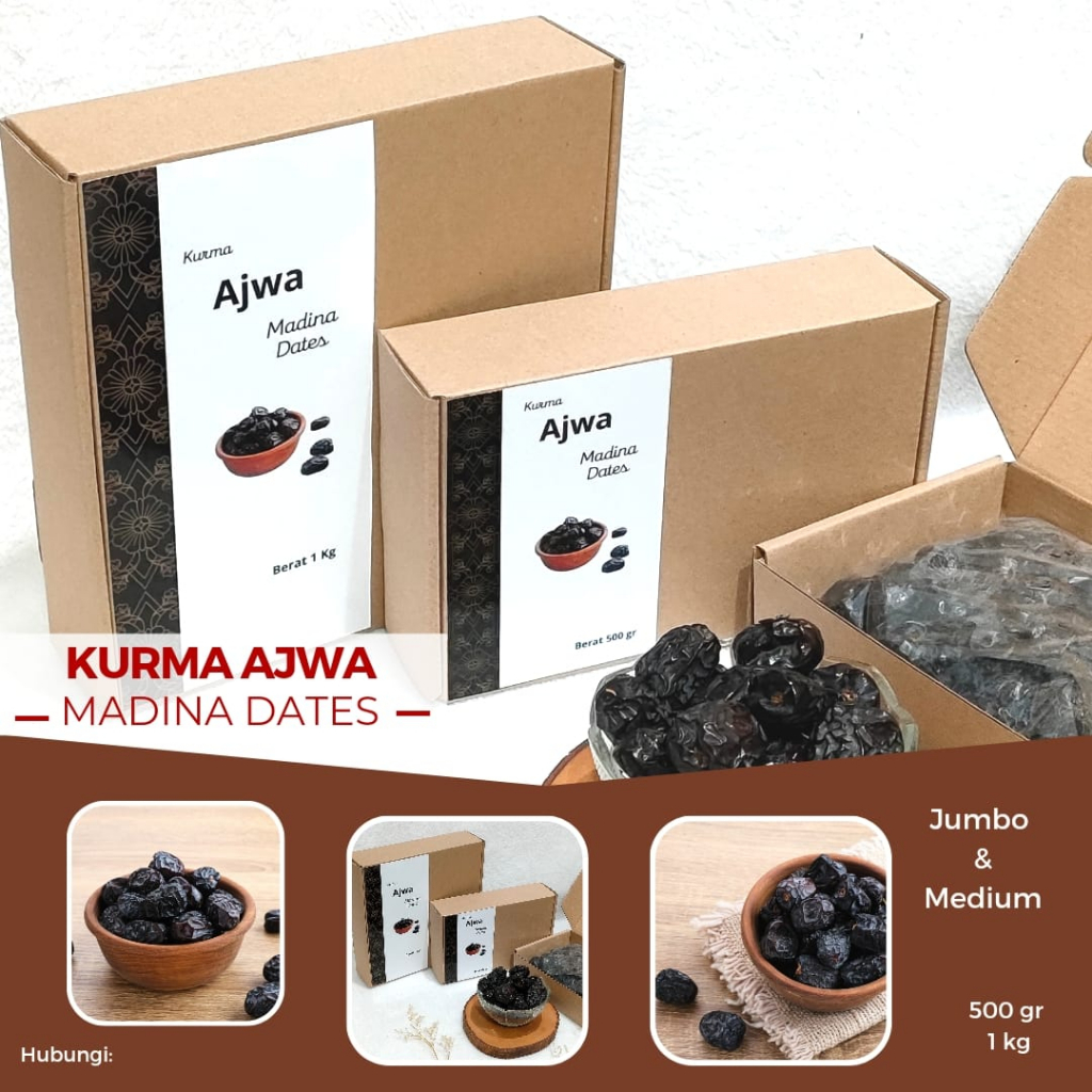 

Kurma Ajwa Medium Madina Dates