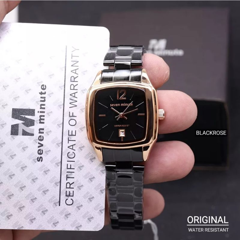 JAM TANGAN SEVEN MINUTE ORIGINAL WATER RESISTANCE JAM TANGAN WANITA SEVEN MINUTE SM704 