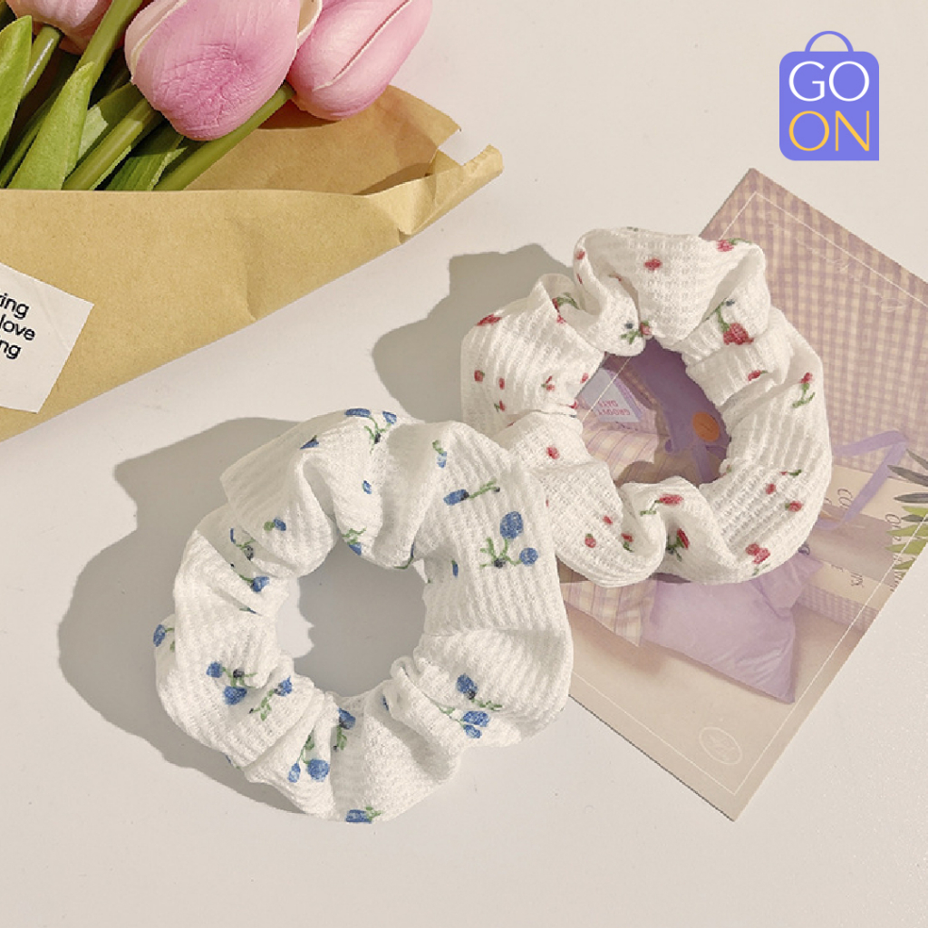 GO ONLINE Scrunchie - Kunciran Ikat Rambut Korea Cepol Hijab / Jilbab [ Gratis Ongkir / Cod ]