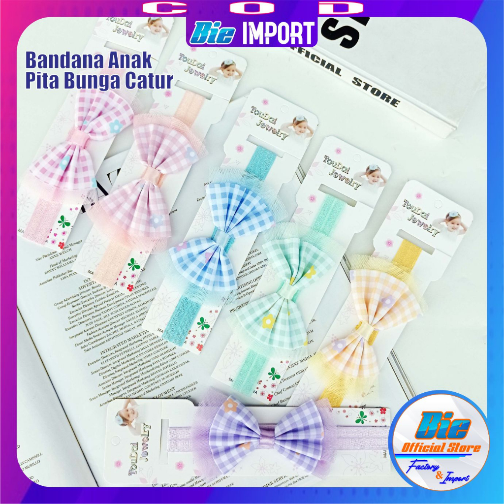 Bandana Anak Korea Premium Star Impor Best Seller