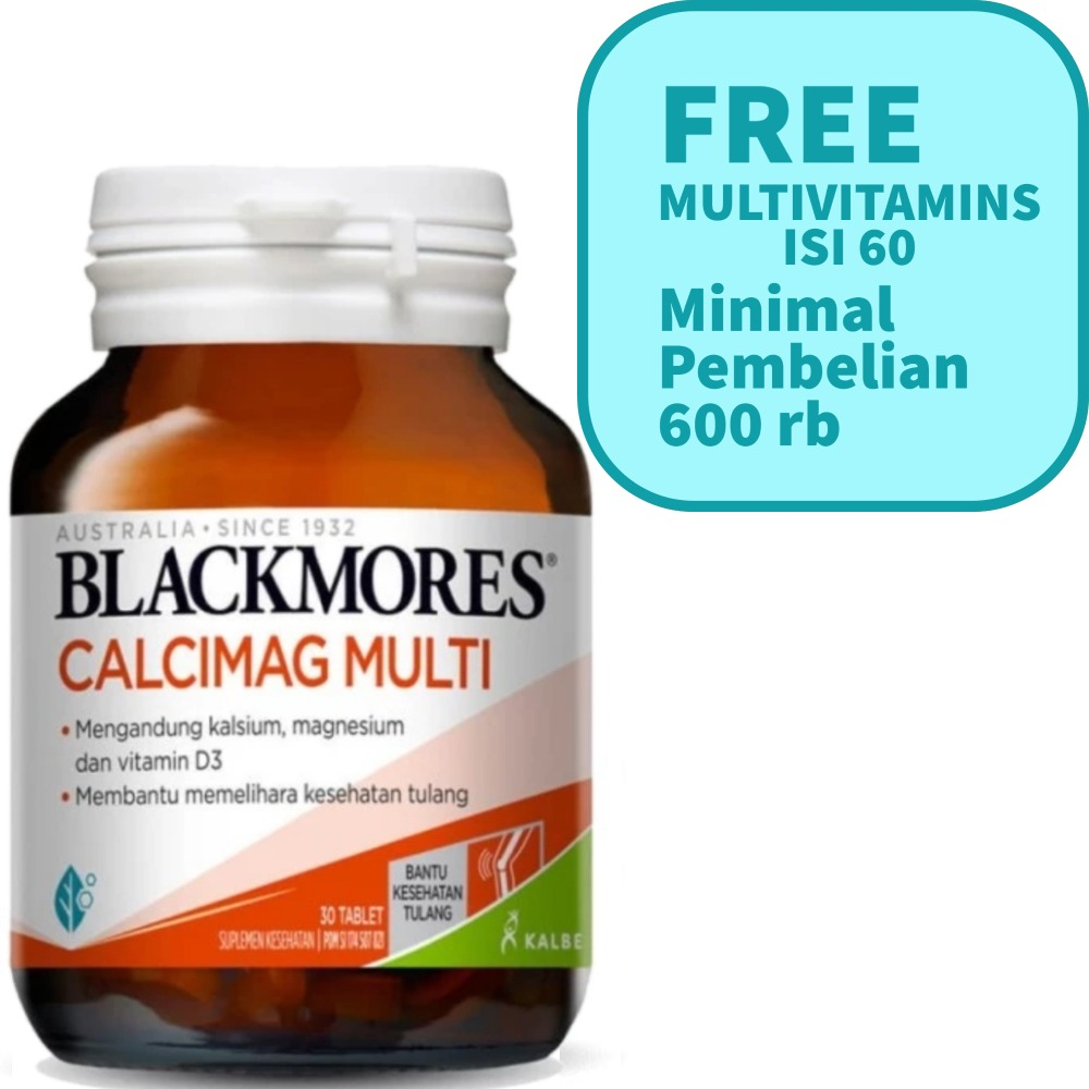 BLACKMORES Calcimag Multi 30 60 tablet Free Multivitamins 60