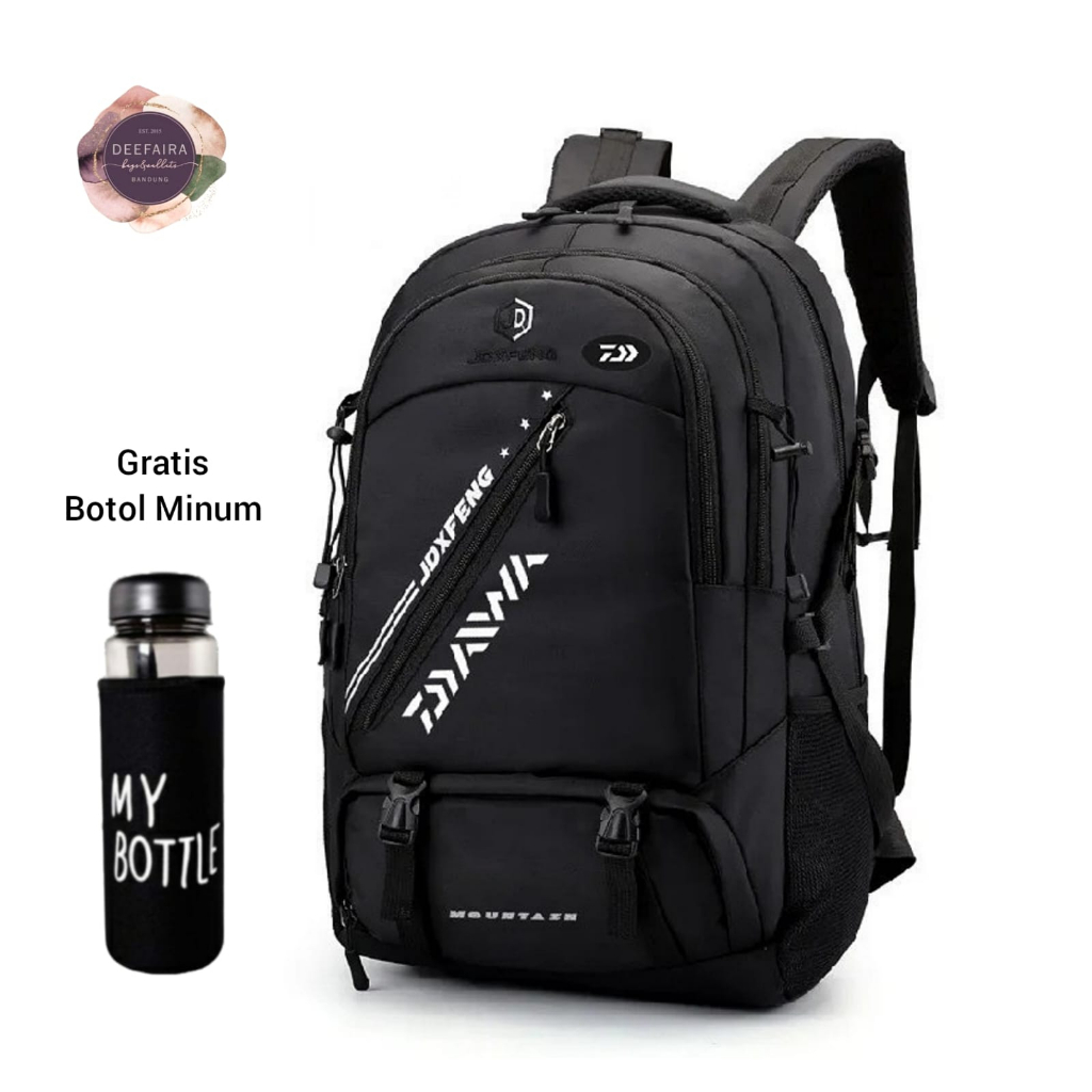 Tas Ransel Backpack Pria Model Yfnk Dxx 04 Gratis Botol Minum Keren Untuk Sekolah Kuliah Atau Kerja