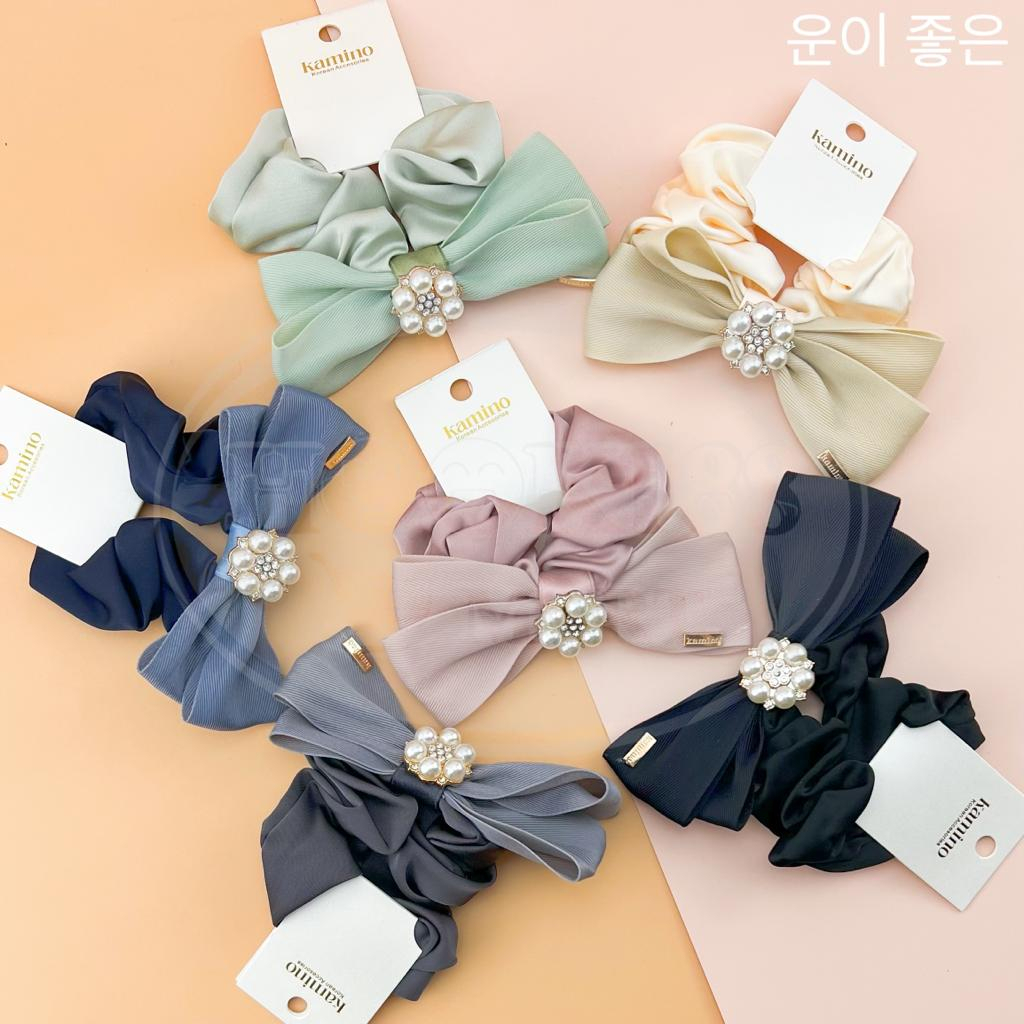 HK Ikat Rambut TALLY Satin Korean Scrunchie Scrunchy Quality Premium Import