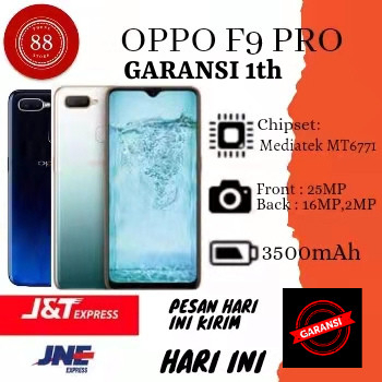 OPPO F9 RAM 6/128GB GARANSI 1TAHUN