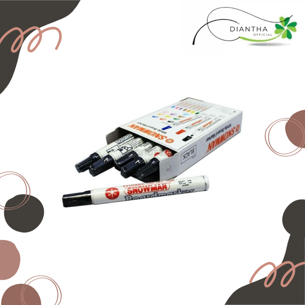 

Dianthaofficial / Spidol White Boardmarker / Spidol Snowman / Spidol Papan Tulis / Spidol / Diantha