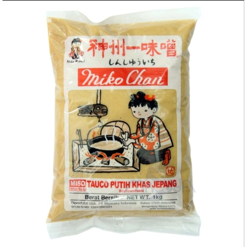 MIKOCHAN Pasta Miso Putih 1KG│ Tauco Ala Jepang untuk Sup Miso Soup Ramen Udon  HALAL!!!