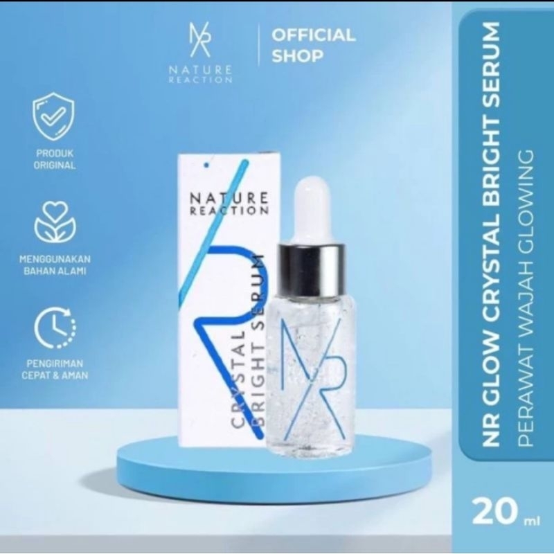 ORIGINAL Nature Reaction Crystal Bright Serum 20ml Serum NR Glow