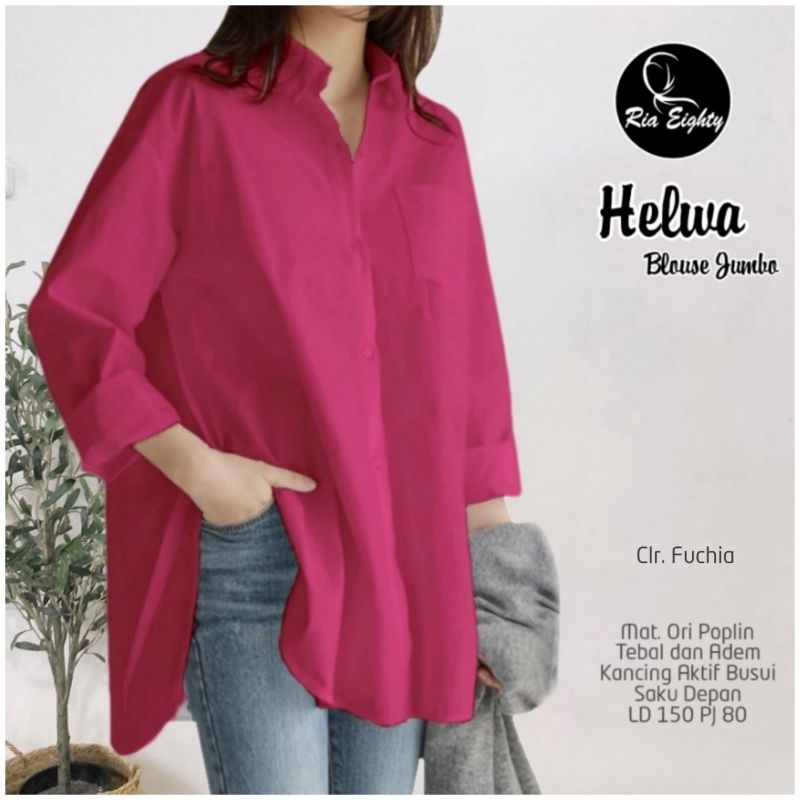 Atasan Wanita Tunik Jumbo Ld 150 Helwa By Ria Eighty