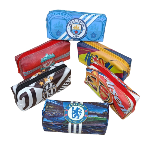 Kotak Tempat Pensil Motif Klub Bola Jumbo Pensil Case