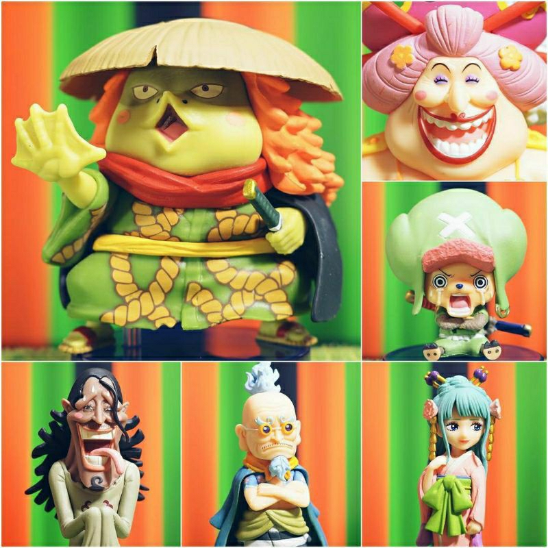 Mini Figure Chopper Hiyori Kawamatsu Hyogoro Caribou Bigmom One Piece Wcf Wanokuni Vol 7