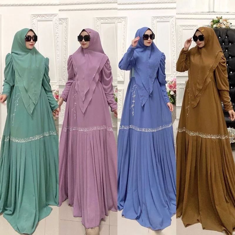 SALE, GAMIS Madina set Elz Ory by Elzisha Label