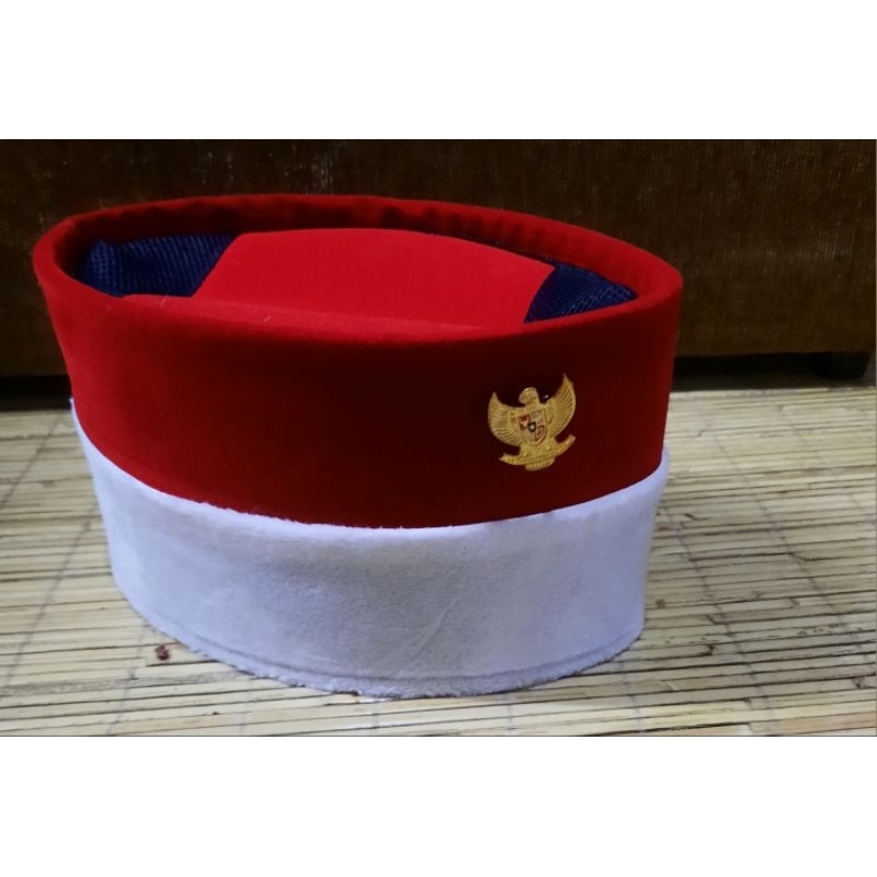 songkok MERAH PUTIH 12 cm