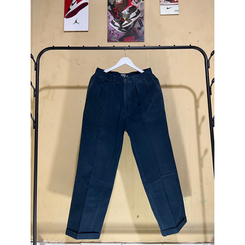 CHINOS PANTS NAVY BLUE POLO RALPH LAUREN