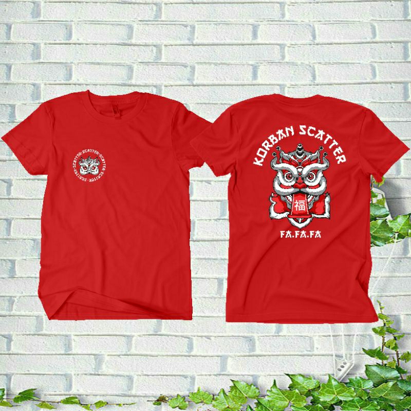 Kaos korban scatter fafafa