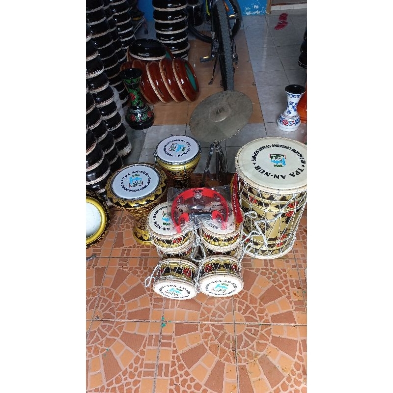 1 set marawis batik /marawis motif batik komplit