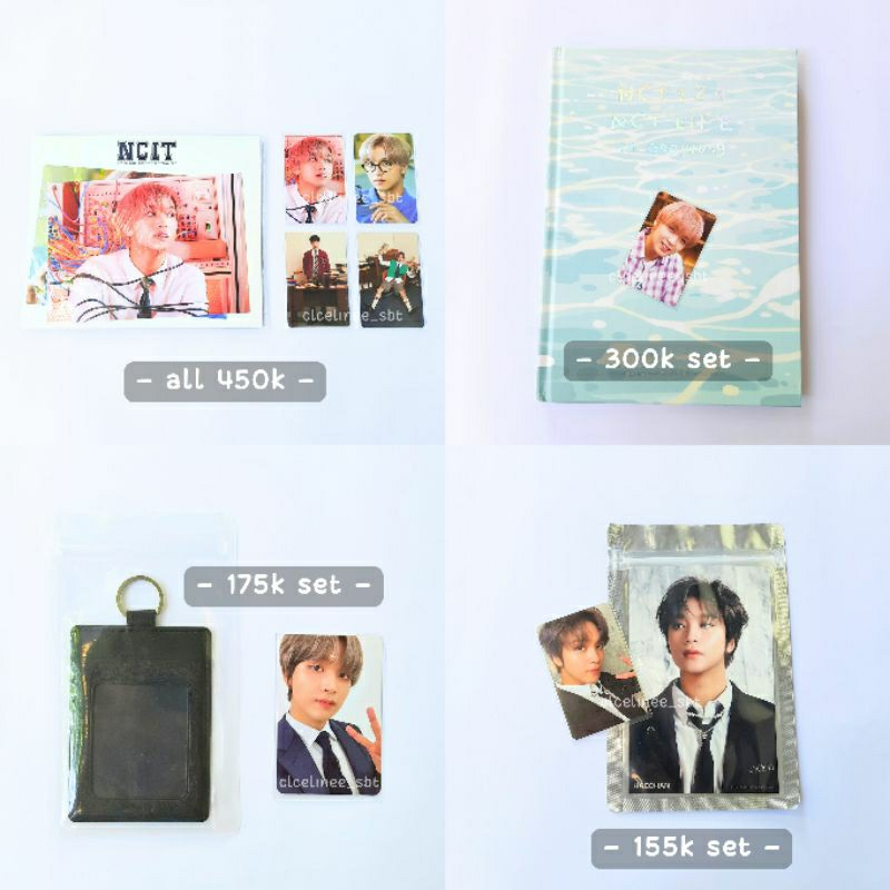 PC NCT 127 Dream Haechan NCIT kabel gapyeong cawall fanmeet card wallet fanmeeting let's play ball l