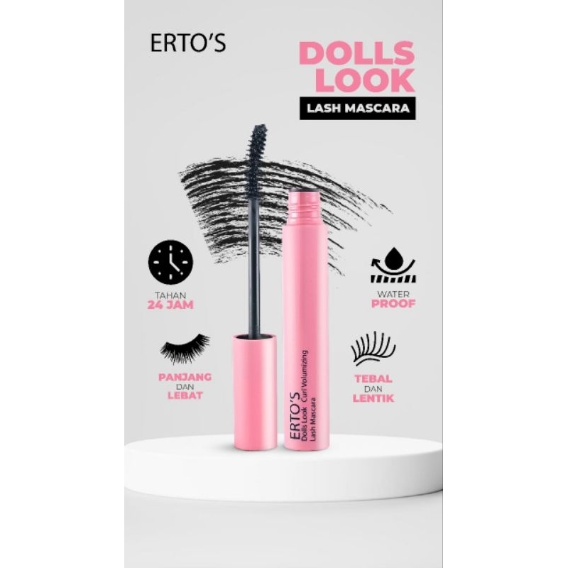 ERTO'S DOLLS LOOKS CURL VOLUMIZING WATERPROOF MASCARA