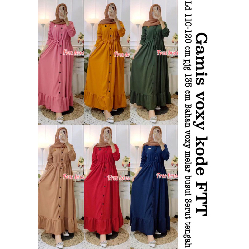 Gamis voxy busui ftt