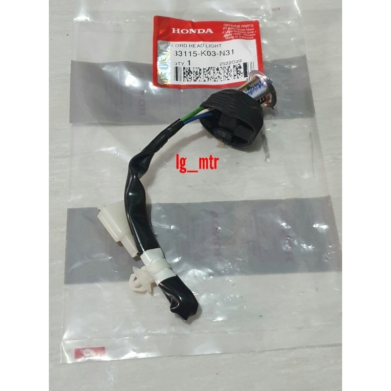 FITING PITING SOKET LAMPU DEPAN REVO 110 FI 33115-K03-N31