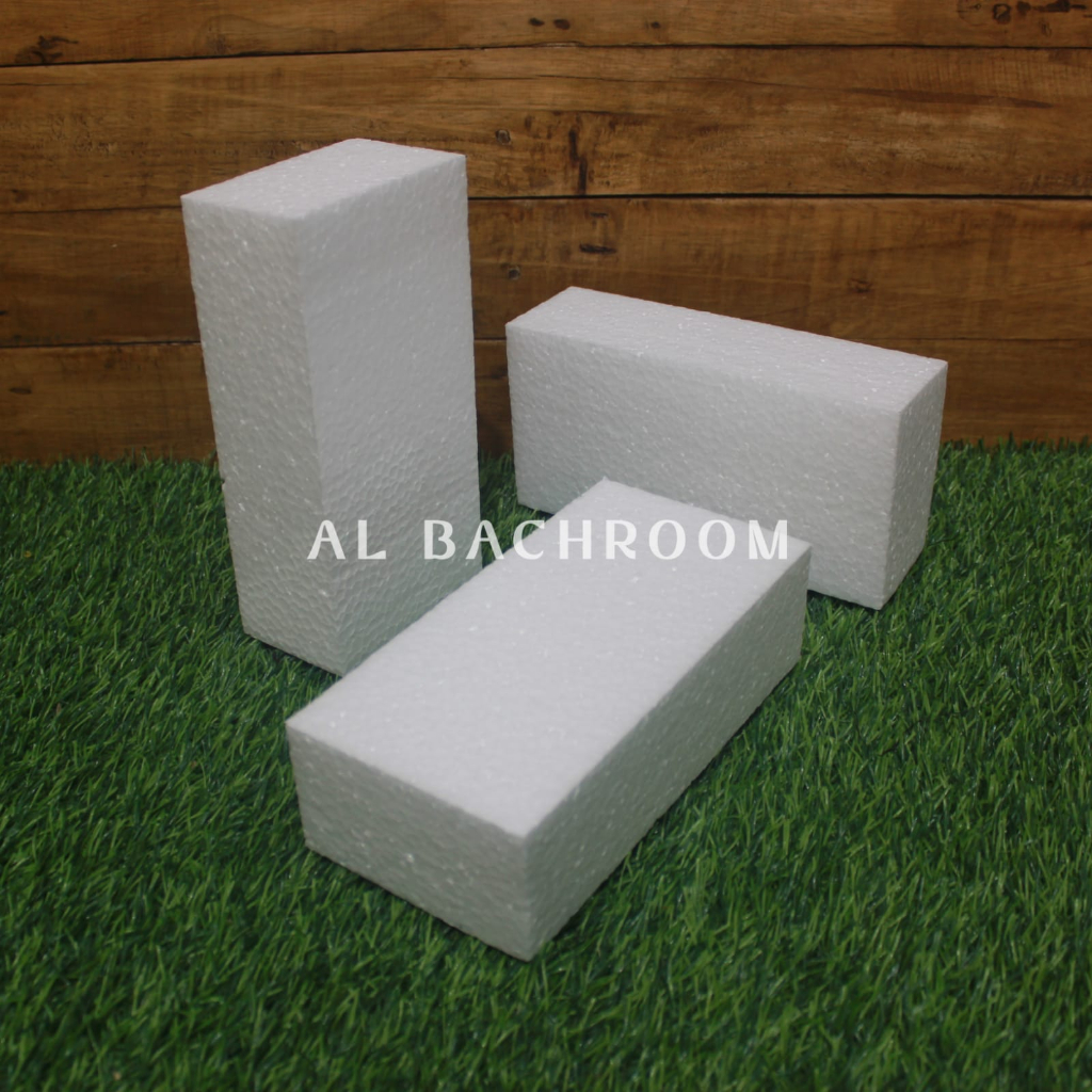 STYROFOAM BALOK / BUSA BUNGA ARTIFICIAL DEKORASI WEDDING FLORAL FOAM BUSA KERING B8371