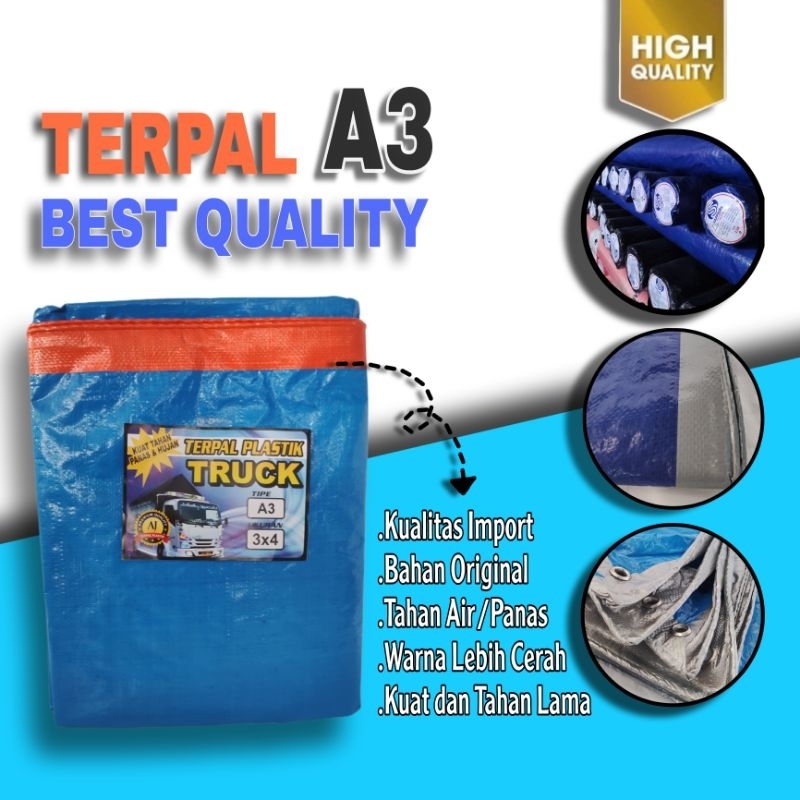 TERPAL A3 UKURAN CUSTOM TERPAL PLASTIK/TERPAL TENDA/TERPAL TRUCK