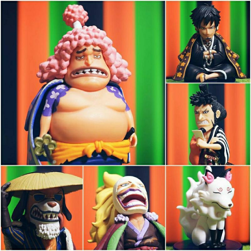 Mini Figure Law Kinemon Inuarashi Asura Killer Onimaru One Piece Wcf Wanokuni Vol 8