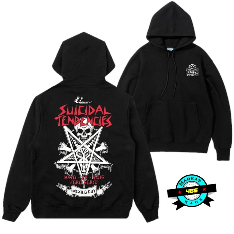 BAYAR DI TEMPAT | Hoodie Oversize Suicidal Tendencies | Jaket Lengan Panjang Suicidal Tendencies| Sw