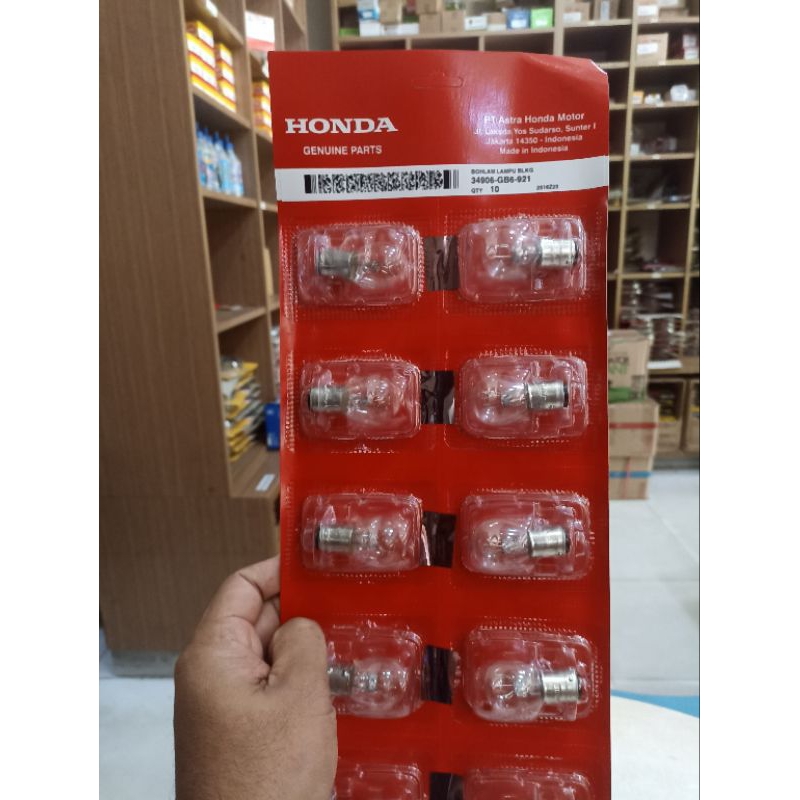 Bohlam Stop Honda Genuine Part 34906-GB6-921