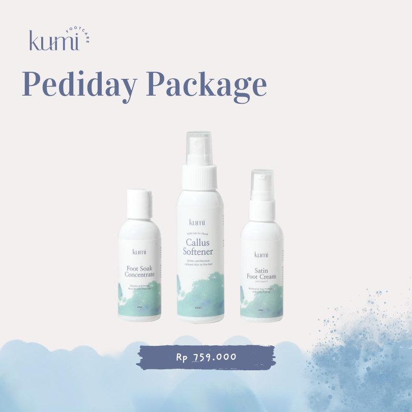 Kumi PEDIDAY PACKAGE/ Pedicure / Callus Treatment / Footcare / Kapalan / Treatment Kaki