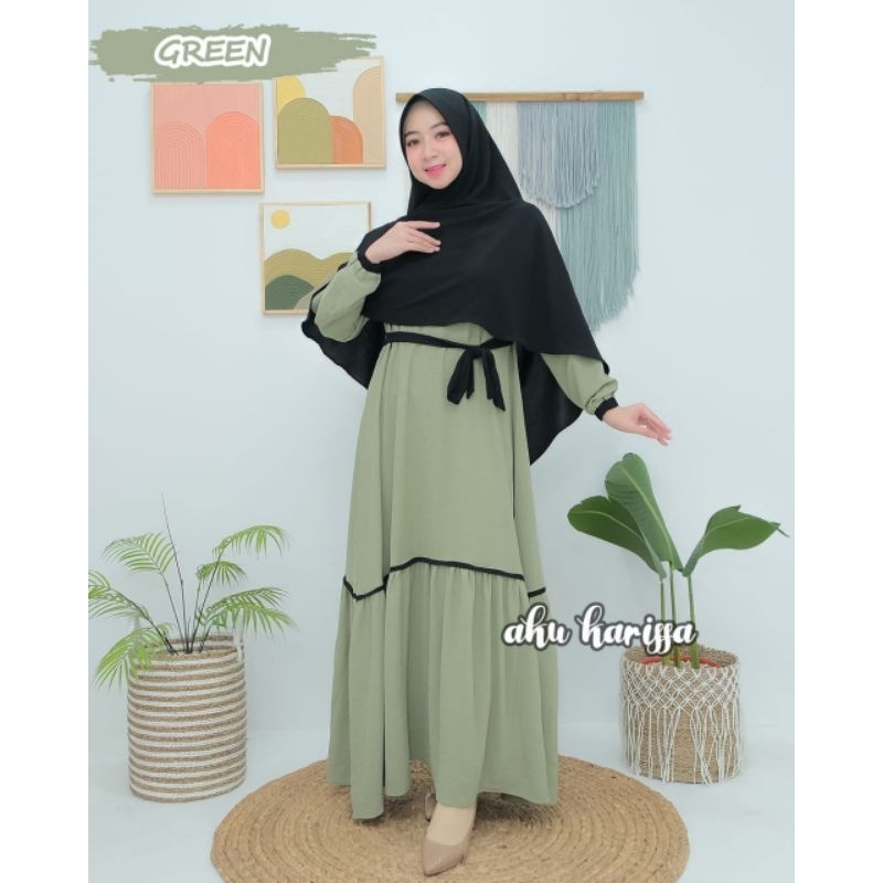 ZALIFA SYARI ORIGINAL AKU KARISSA / GAMIS TERLARIS / GAMIS SYARI