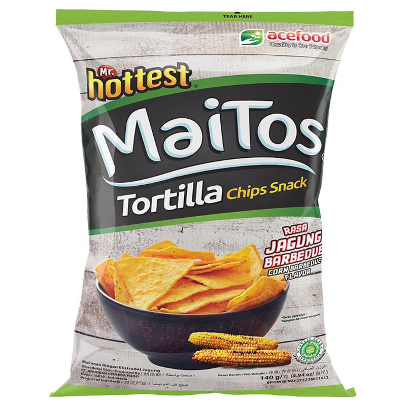 Mr. hottest Maitos Tortilla BBQ 140 g