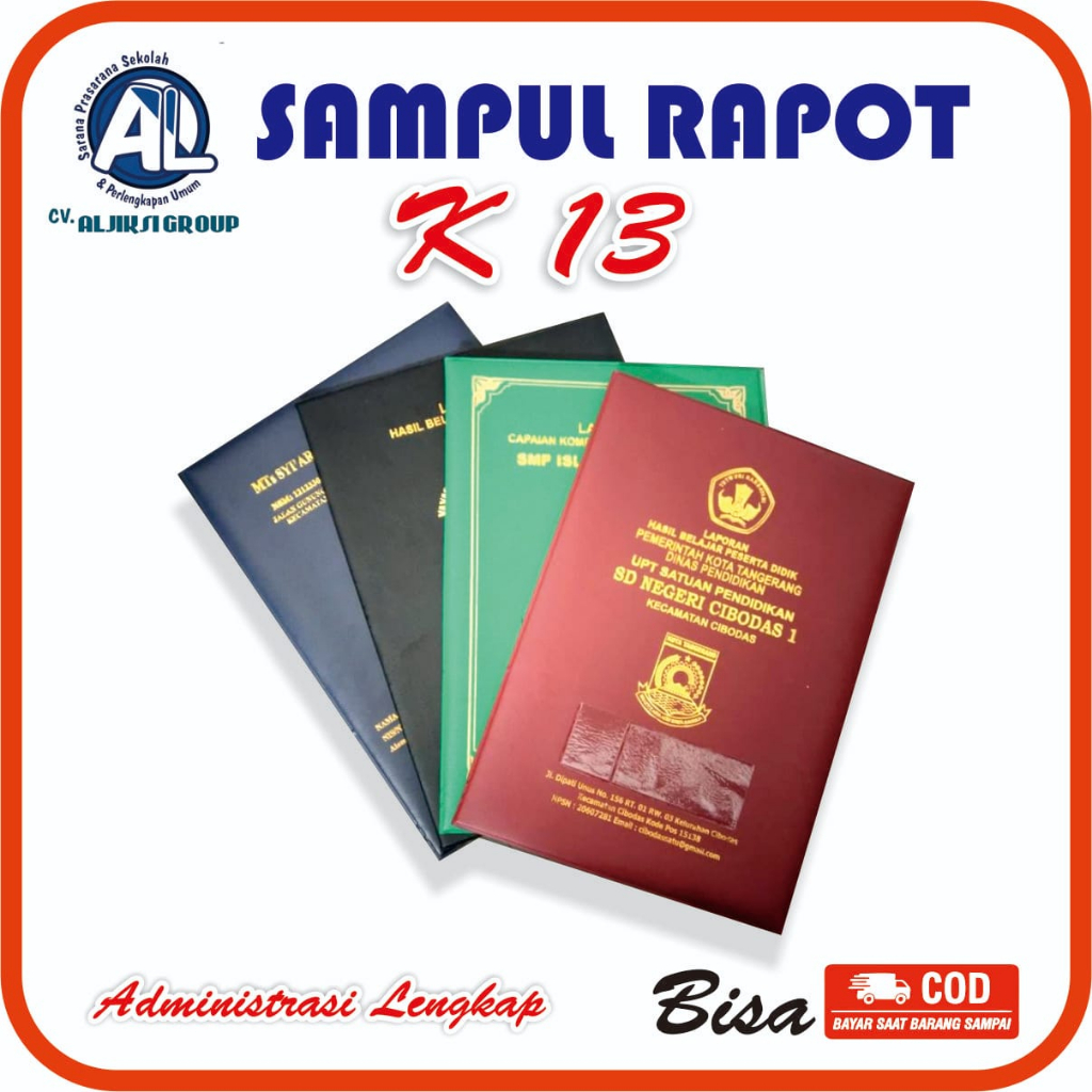 

Sampul Rapot/Raport/Rapor K13 Desain Custom Sesuai Nama Sekolah