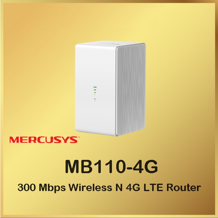 Mercusys MB110-4G N300 4G LTE Modem Wireless Router MB 110 - 4G