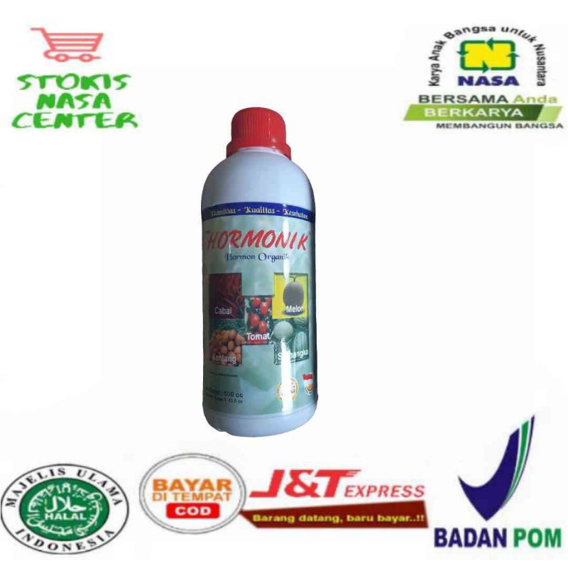 HORMONIK NASA 500cc Pupuk Organik Multiguna Perangsan Tumbuh Untuk tanaman, Perikanan, dan Peternaka