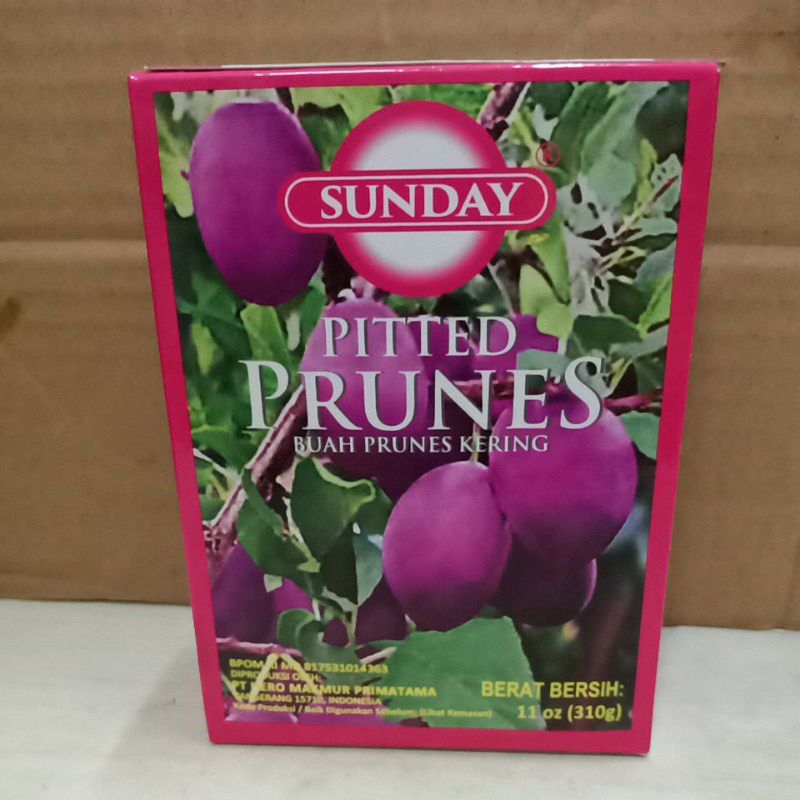 

Pitted Prunes Sunday / Buah Prunes Kering 310 gr